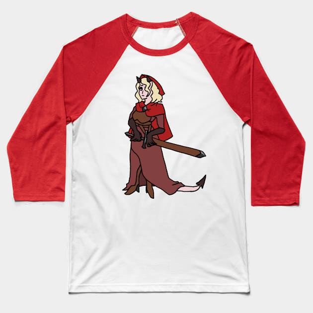 Tiefling Rogue Baseball T-Shirt by NathanBenich